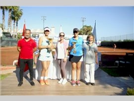 TTF MERSİN SENYÖR HAFTASONU  TENİS  TURNUVASI  SONA ERDİ.